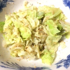 レンジで簡単！キャベツの塩ごま和え